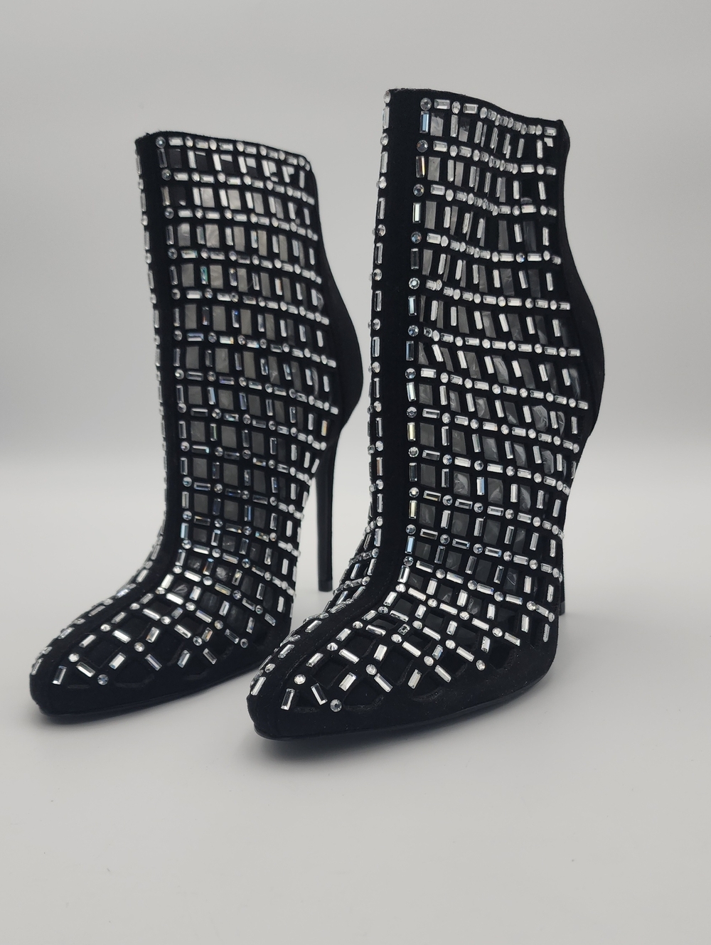 Guess Randir Black Stiletto Booties Size 8